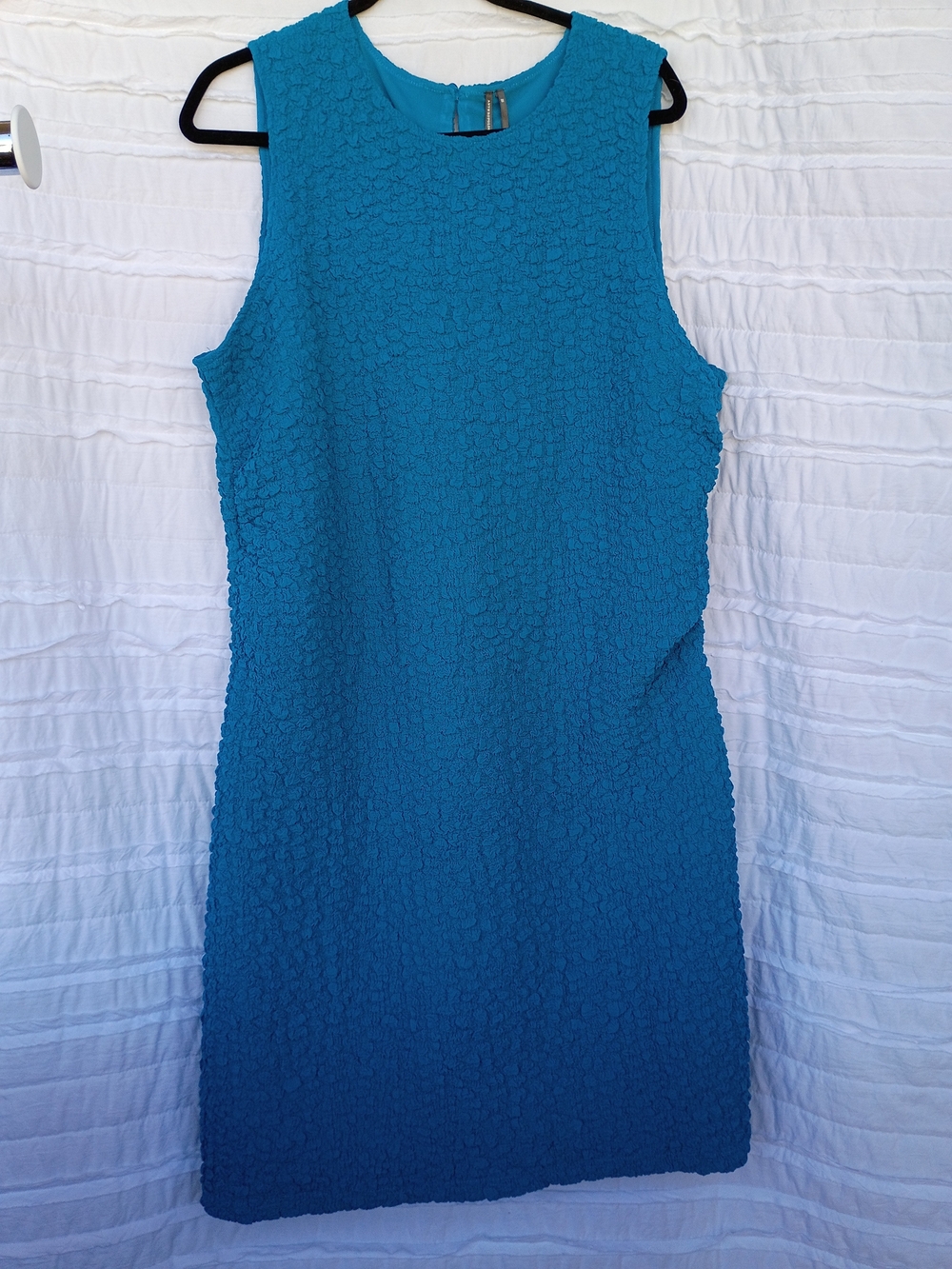 Anthropologie Turquoise Textured Mini Shift Dress NWT Size 2X